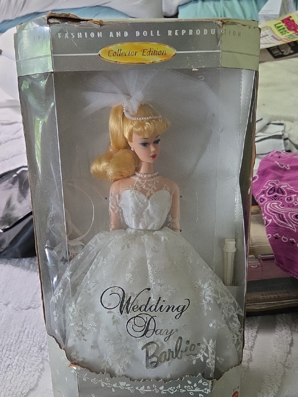 Barbie White Lace Bridal Gown Collector Doll